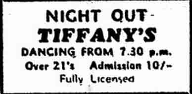 Tiffany's Advert 1970